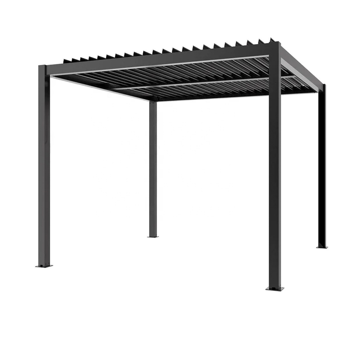 High Quality Outdoor Yard Terrace Factory Canopy Electric Adjustable Gazebo Bioclimatic Louvered Aluminum Pergola