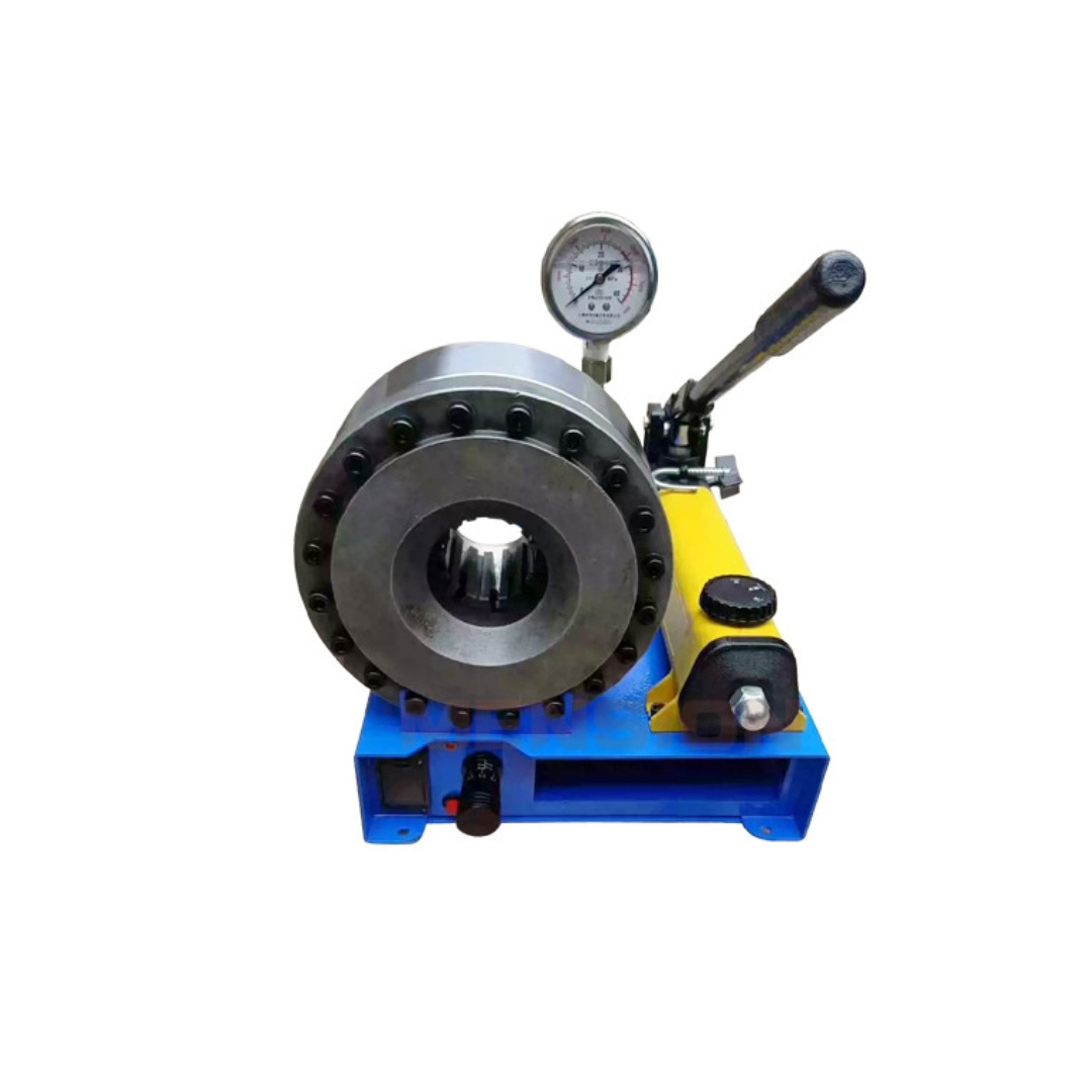 Low Noise High Productivity Factory Direct Supply 1 Inch Hose Crimper 4 Wires Hydraulic Hose Crimping Machine