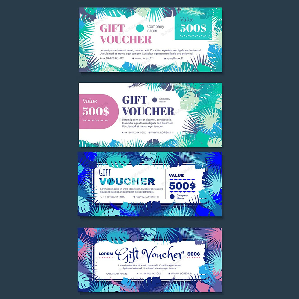 Custom printing scratch off cash coupon gift voucher even lottery ticket booklet gift token with serial numbers