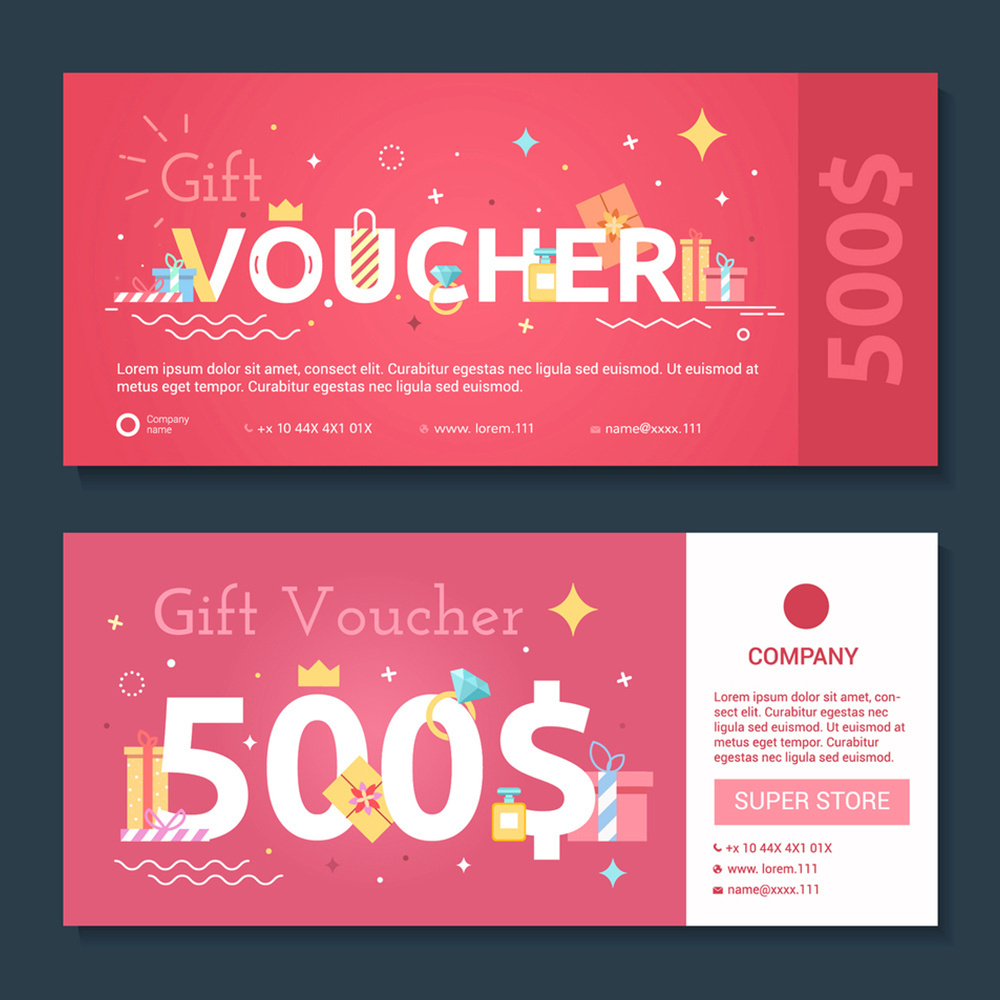 Custom printing scratch off cash coupon gift voucher even lottery ticket booklet gift token with serial numbers