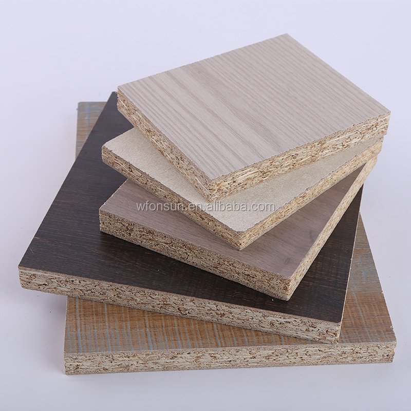 E1 Grade  Particle Board Chipboard 18mm Laminated One time Hot Press