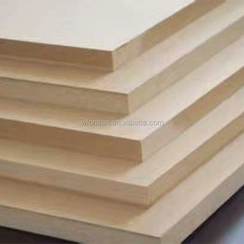 Hot Sale 2-25mm Fibreboards Plain MDF Board/Raw MDF Sheet For Furniture MDF Panel Timber