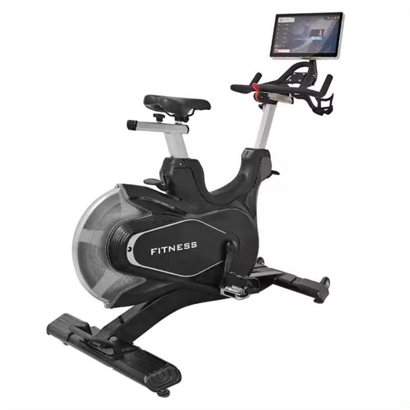 2024 Hot sale Muscle Building Cardio Fitness Equipment 18.5'' Touch Screen Spin Spinning Exercise Bike