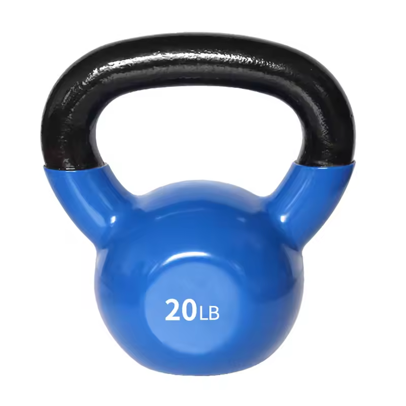 Factory direct colorful neoprene and vinyl coated cast iron kettlebell Cheap Price Cast Iron Kettlebell