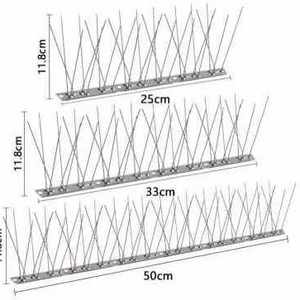 factory sales 304 stainless steel bird spikes anti pigeon pest bird repellent roofing spikes bird thorns