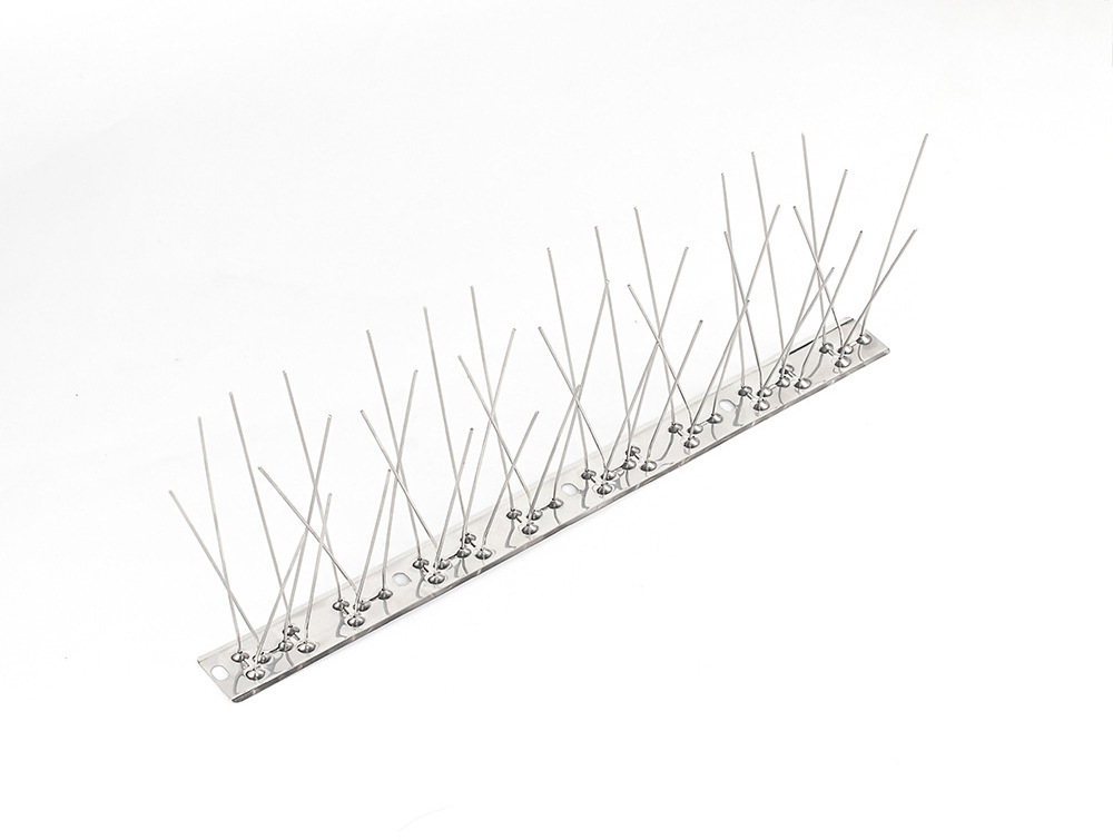 factory sales 304 stainless steel bird spikes anti pigeon pest bird repellent roofing spikes bird thorns