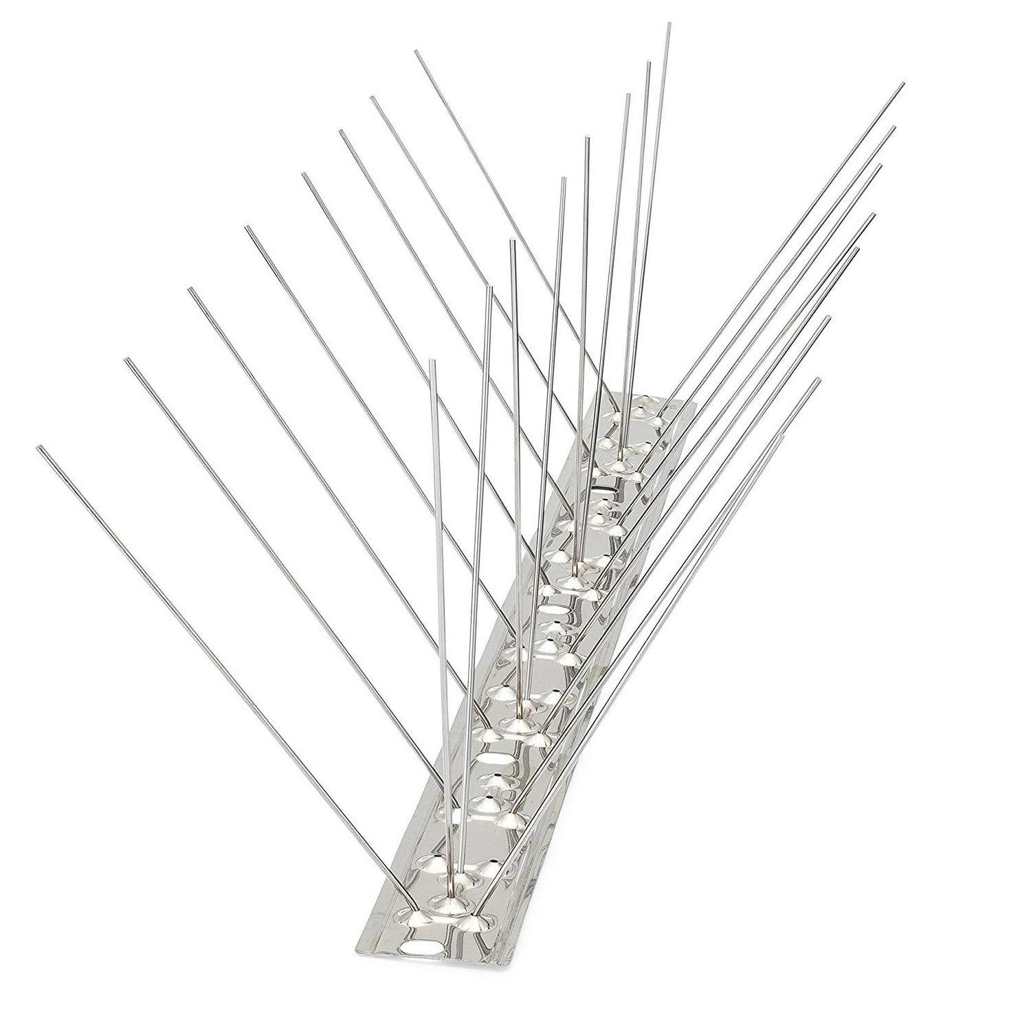 factory sales 304 stainless steel bird spikes anti pigeon pest bird repellent roofing spikes bird thorns