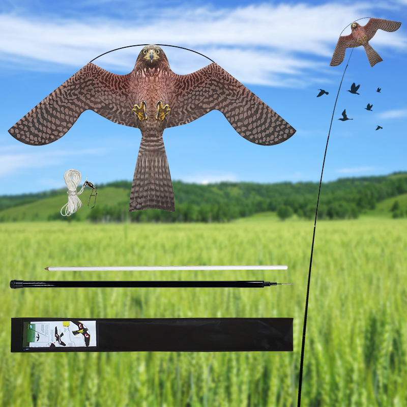 2023  New laser Eagle bird kite protects the farm hawk kite