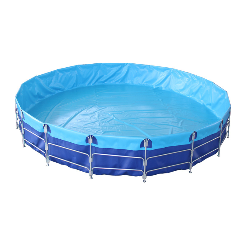 Aquaculture System Foldable PVC Fish Pond Commercial Fish Farming Tanks for Shrimp Fish Raising