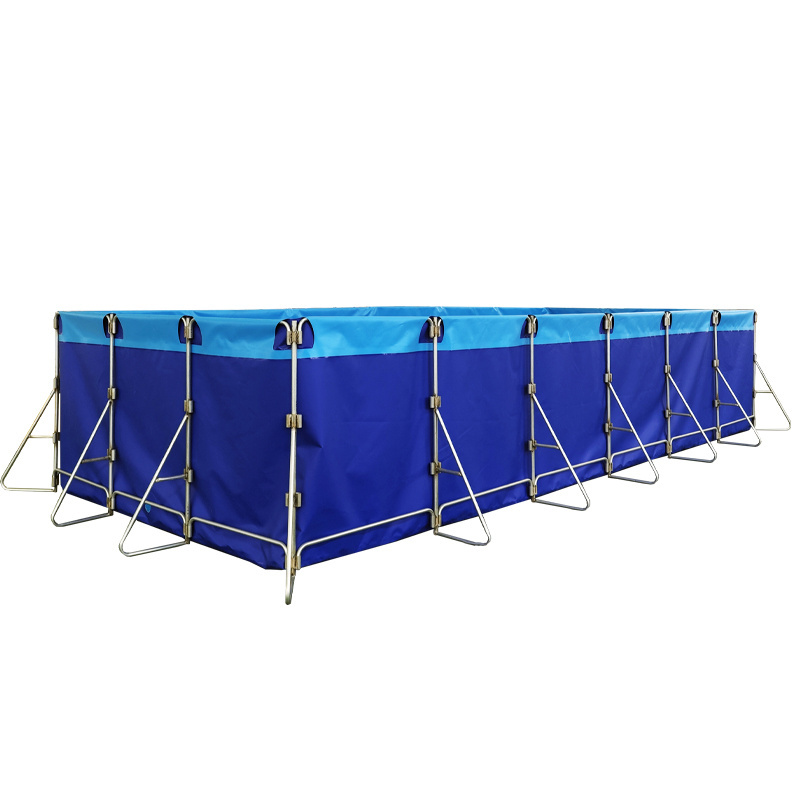 Aquaculture System Foldable PVC Fish Pond Commercial Fish Farming Tanks for Shrimp Fish Raising