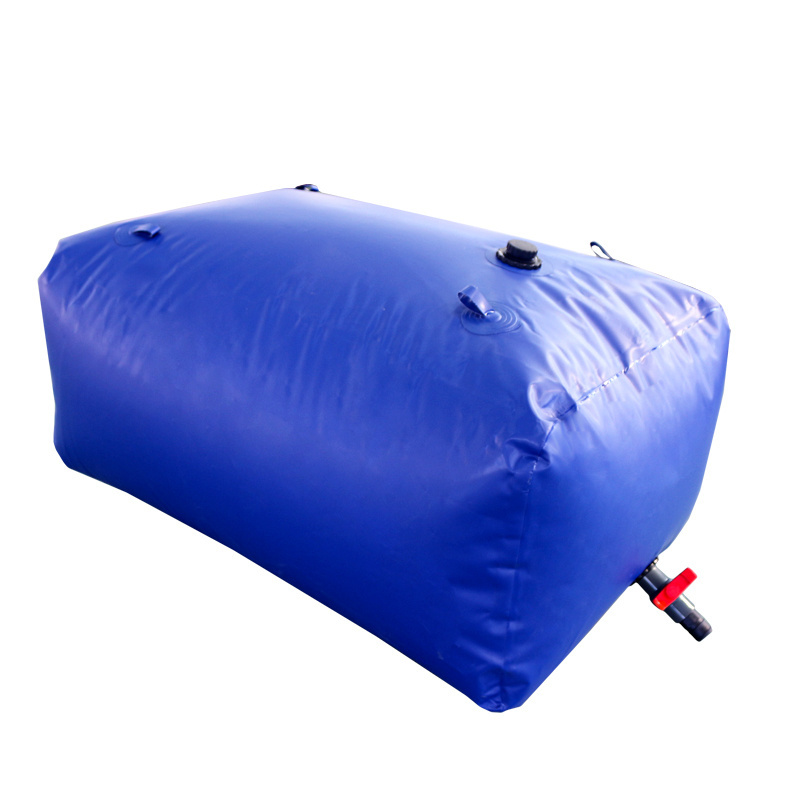 Inflatable portable PVC flexible agricultural irrigation fire fighting folding water storage bladder plastic water tank