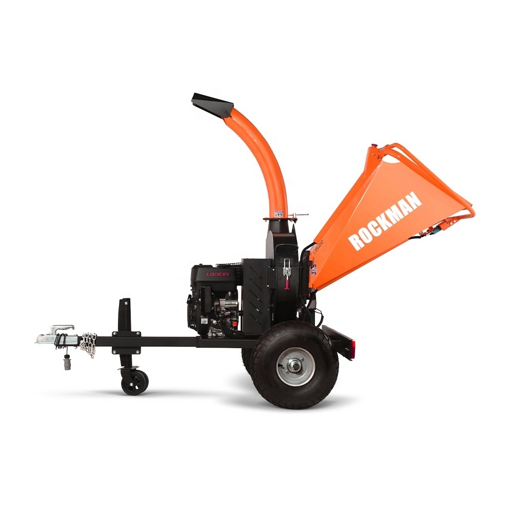 5 inch garden screw shredder  pellet press tree branch wood chipper with diesel engine for industrial