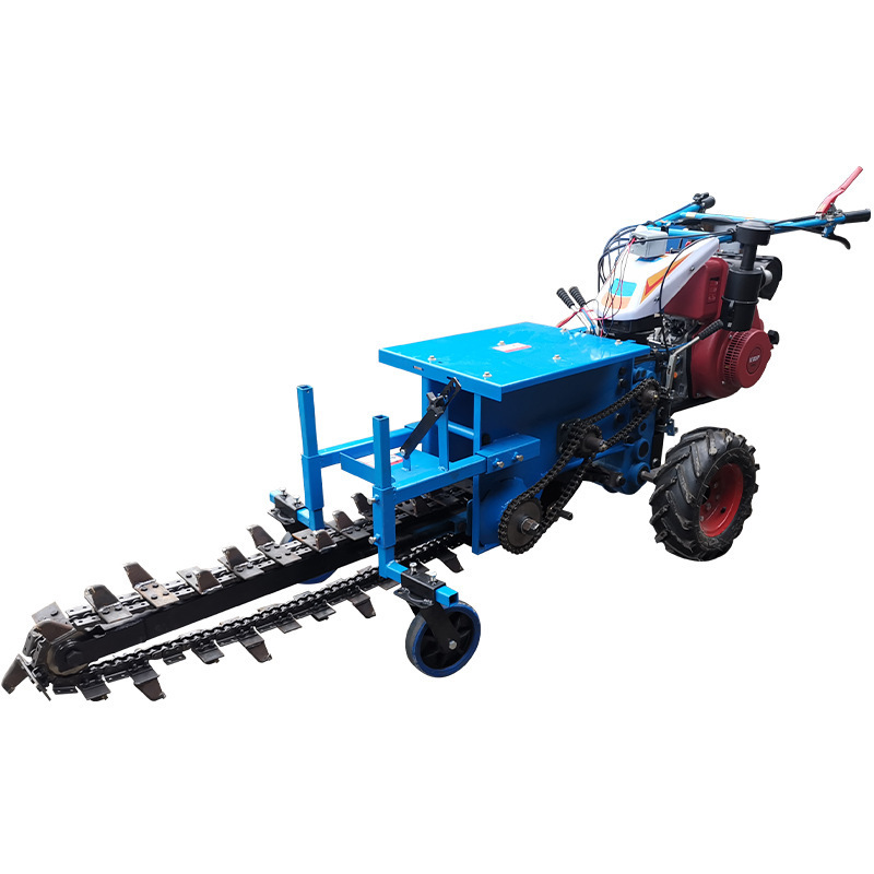 Agriculture self-propelled  tractor 3 point hitch  mini trencher machine chain china trade machinery saw for concrete road