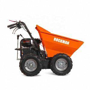 compact 300KG loading capacity brake steering garden home use  6.5hp gasoline power  mini dumper 300 kg/dumper mini /wheelbarrow