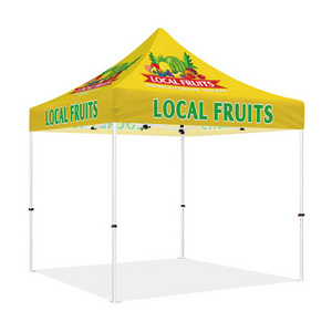 10x10 Ft Wholesale Folding Trade Show Pop Up Canopy Print Fruit products Tents Pop Up Custom Canopy Tent