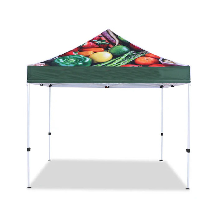 10x10 Ft Wholesale Folding Trade Show Pop Up Canopy Print Fruit products Tents Pop Up Custom Canopy Tent