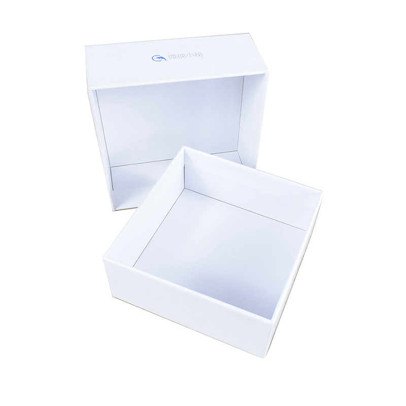 Simple Design White Paper Eco-Friendly Packaging Box Oem Custom Heaven And Earth Cover Boxes Phone Case Packaging