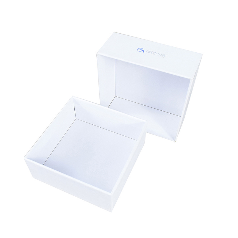 Simple Design White Paper Eco-Friendly Packaging Box Oem Custom Heaven And Earth Cover Boxes Phone Case Packaging