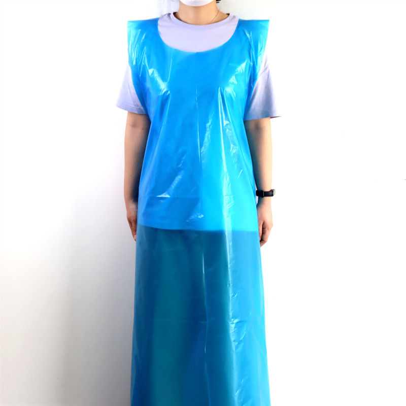 Plastic LDPE Apron 200 Pack Disposable Clear Plastic Aprons Waterproof Smock for Salon Barber