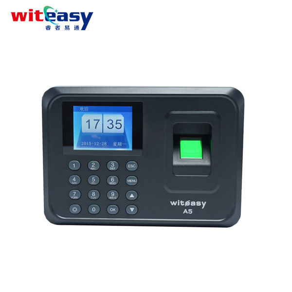 Witeasy A5 small size fingerprint time attendance device with backup battery