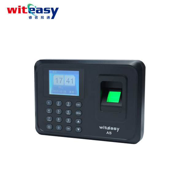 Witeasy A5 small size fingerprint time attendance device with backup battery