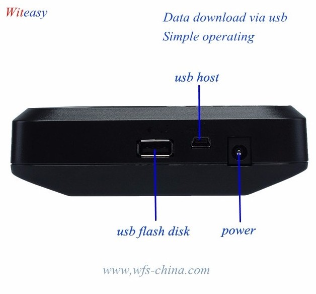 Witeasy A5 small size fingerprint time attendance device with backup battery