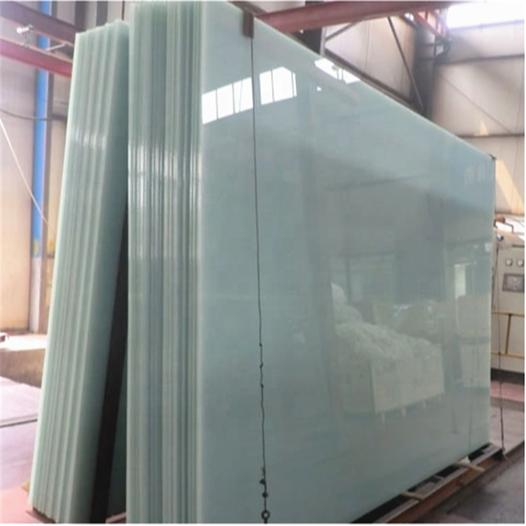 milky pvb white thickness building safety tempered laminated glass