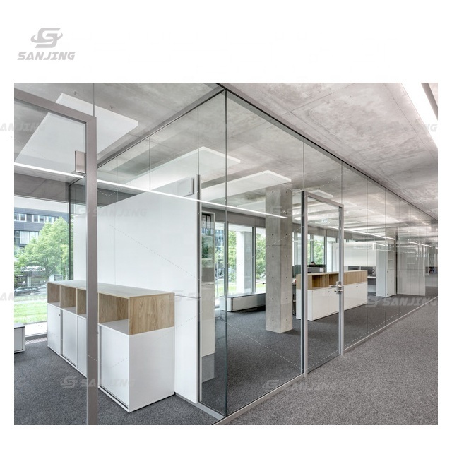 double glazing partition window glass room divider partition wall