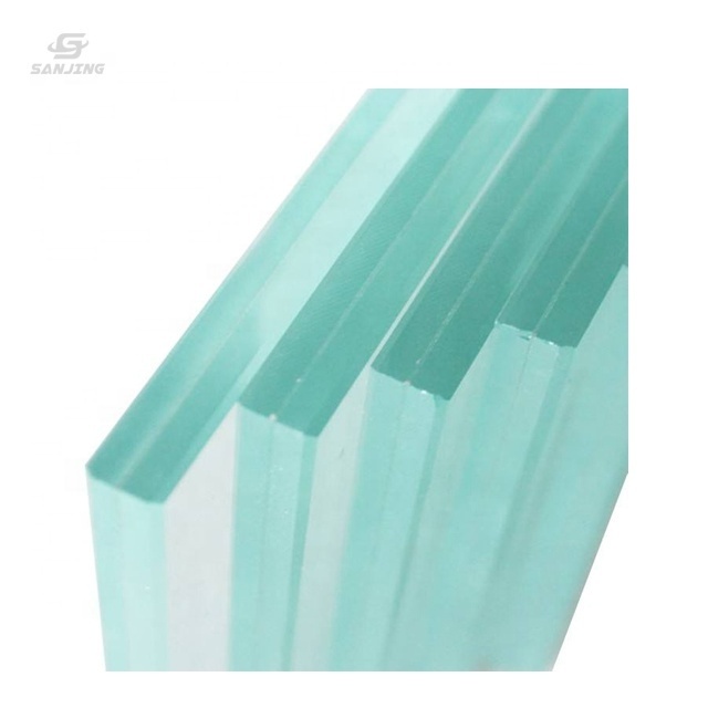 Sanjing factory manufacture armored structural glass anti scratch laminated tempered glass indonesia glass manufacturer