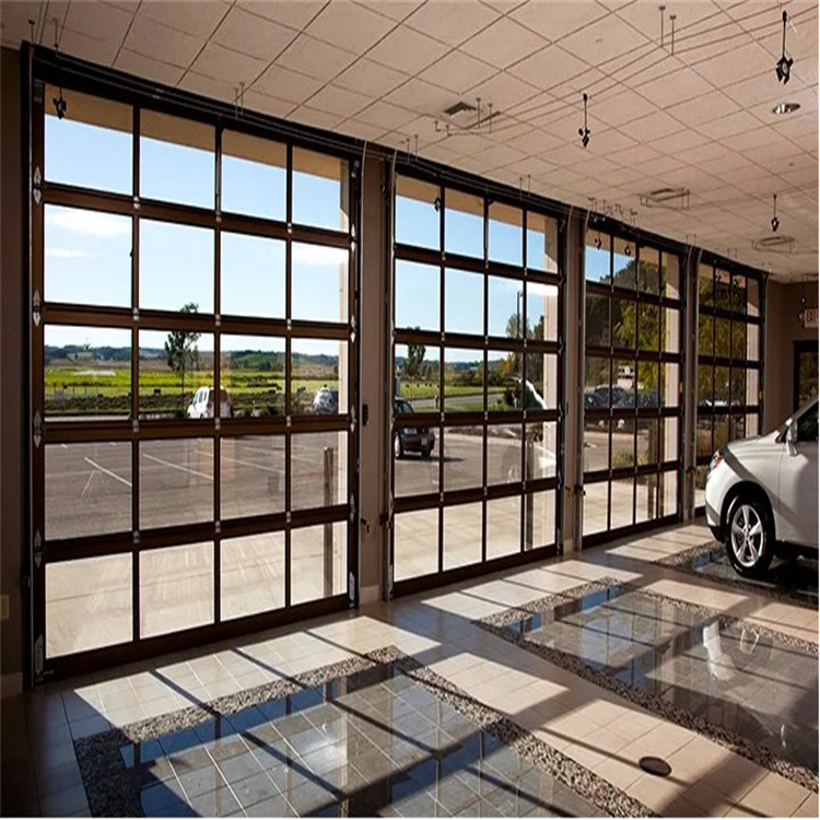 sectional mirror 8x7 clear insulated 16x7 frosted 9x8 9x7 aluminum used commercial exterior glass panel garage door prices