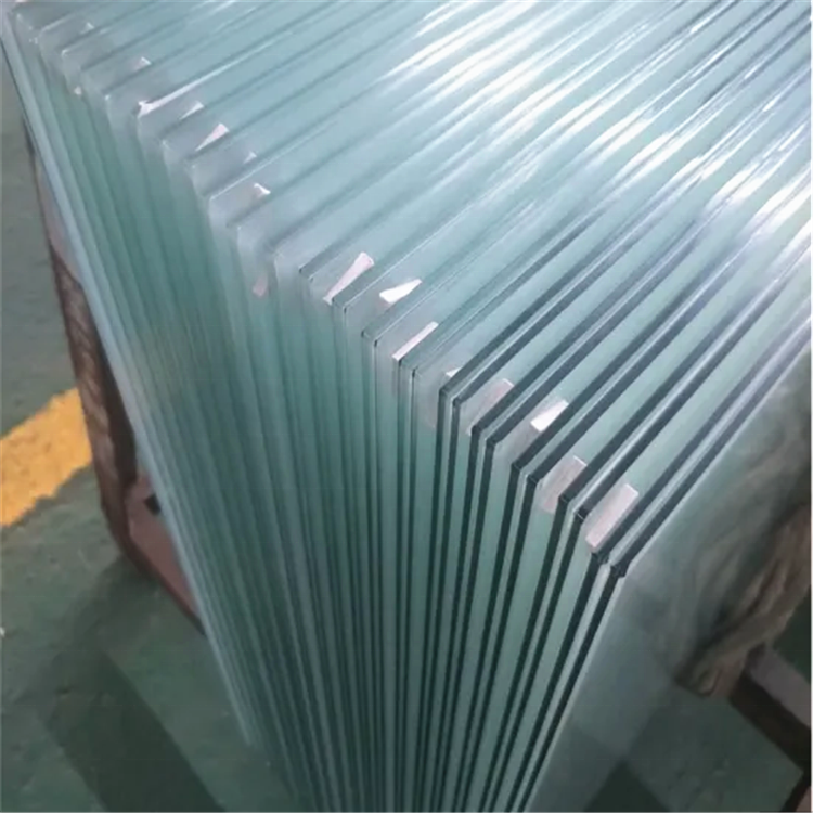 milky pvb white thickness building safety tempered laminated glass