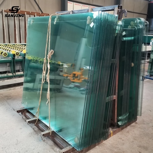 Sanjing factory manufacture armored structural glass anti scratch laminated tempered glass indonesia glass manufacturer