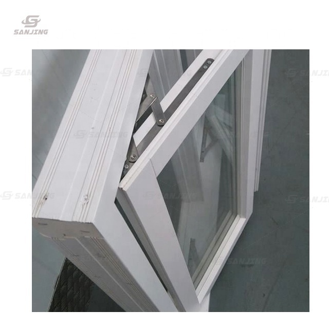 pvc windows double glazed glass folding glass windows