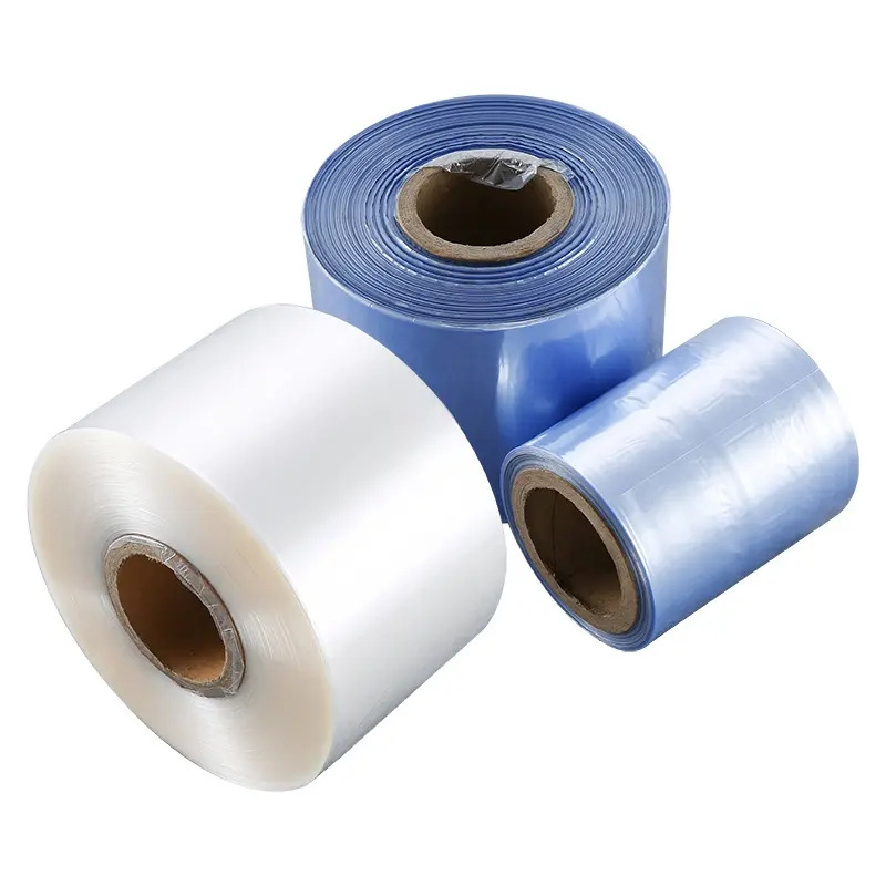 Plastic POF PVC pet heat shrink band clear shrink wrap film sleeve for Aluminum profiles