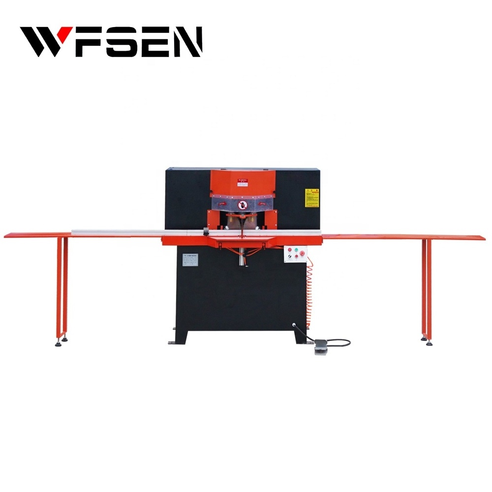 PVC window film picture photo frame moulding aluminium 45 degree angle cutting machine for 45 degree