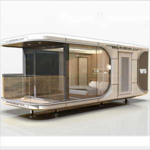 High Quality Wholesale Hotel Office Capsule House Space Prefabricated Commercial  Pod Space Capsule Container House