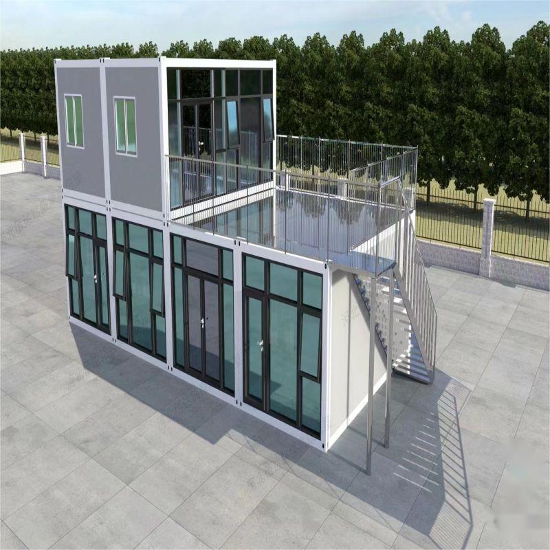 tiny offices food kiosk restaurant coffee shop prefabricated modern flat pack container house