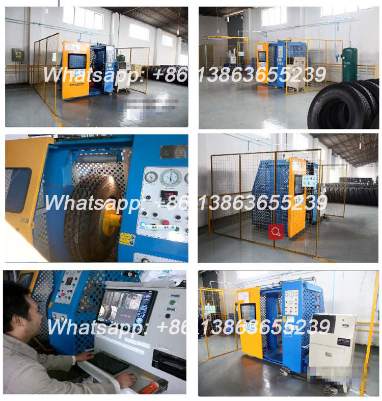 Tire air pressure inspection machine tyre pressure test machine automatic tire inflation pressure inspector with three cameras