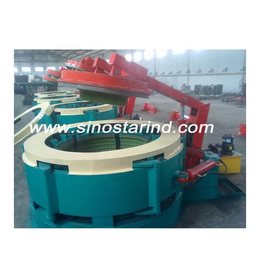 Hot tire retreading segmented mold vulcanizing machine tire mold press machine