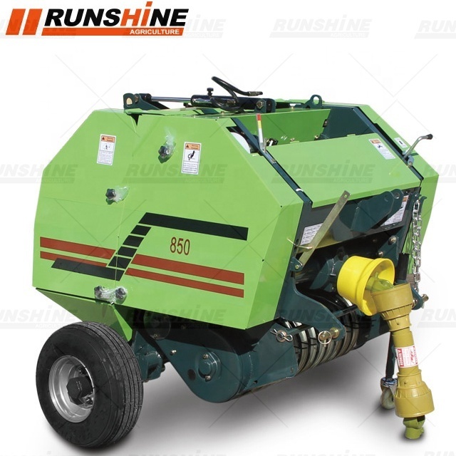 Agriculture machinery farm balers manufacturer (CE No.OSE--11-0606/01) RXYK0850 PTO mini round hay baler