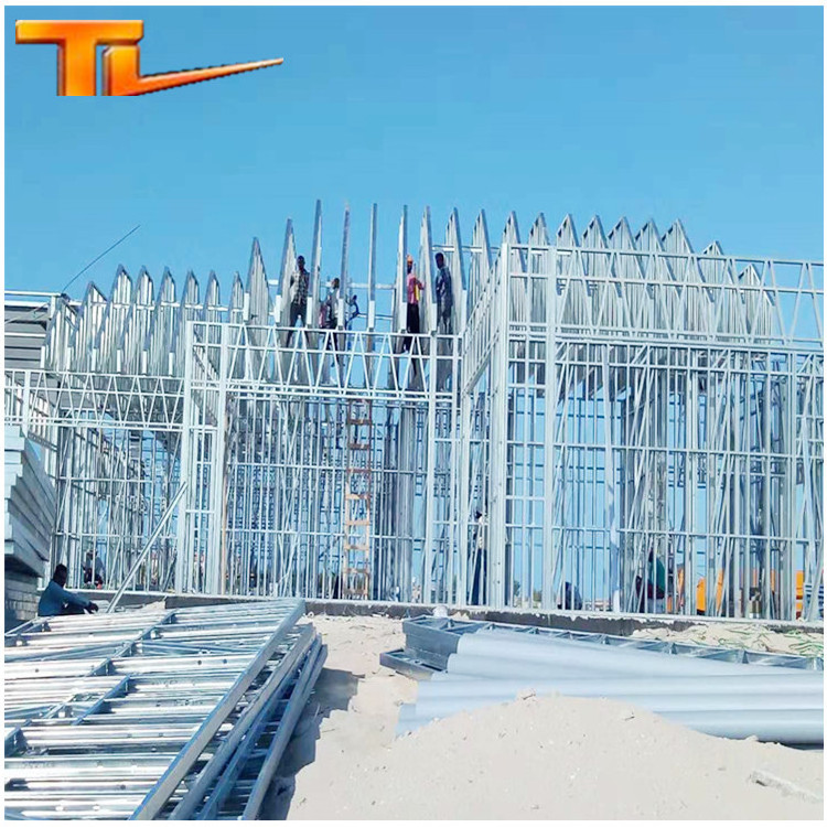 Light gauge steel G550 Galvanized frame prefab house frame