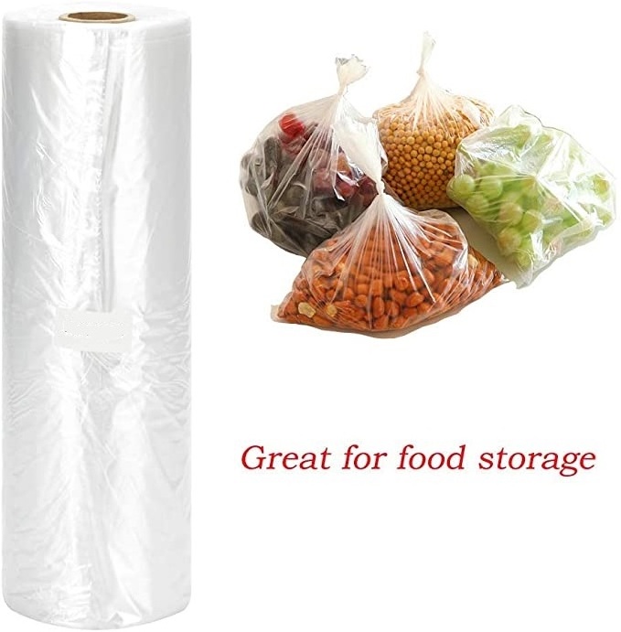 Food Safe Custom Freezer Bag Kitchen Polythene Waterproof Food Packaging Food Storage Bags