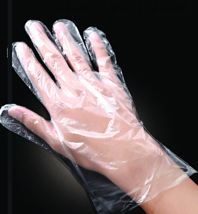 Hot Sale AB Cuff Poly Gloves HDPE Gloves