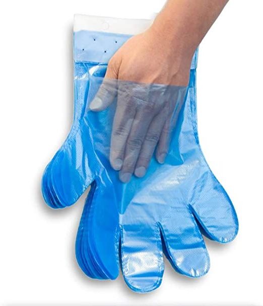 Hot Sale AB Cuff Poly Gloves HDPE Gloves