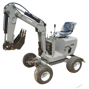 360 degree EPA CE approved 9hp engine small towable backhoe,towable backhoe 15hp