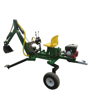 360 degree rotation ATV Towable Gasoline Engine Jansen Backhoe, Backhoe Mini Excavator