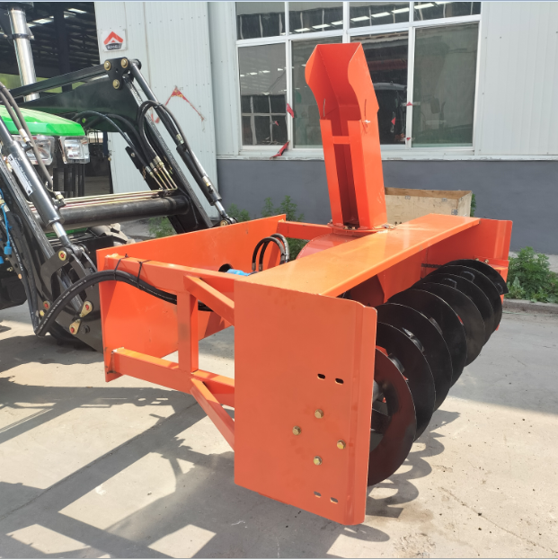 Hydraulic Motor Powered Snow Cleaning Machine Tractor Front Mounted Snow Blower