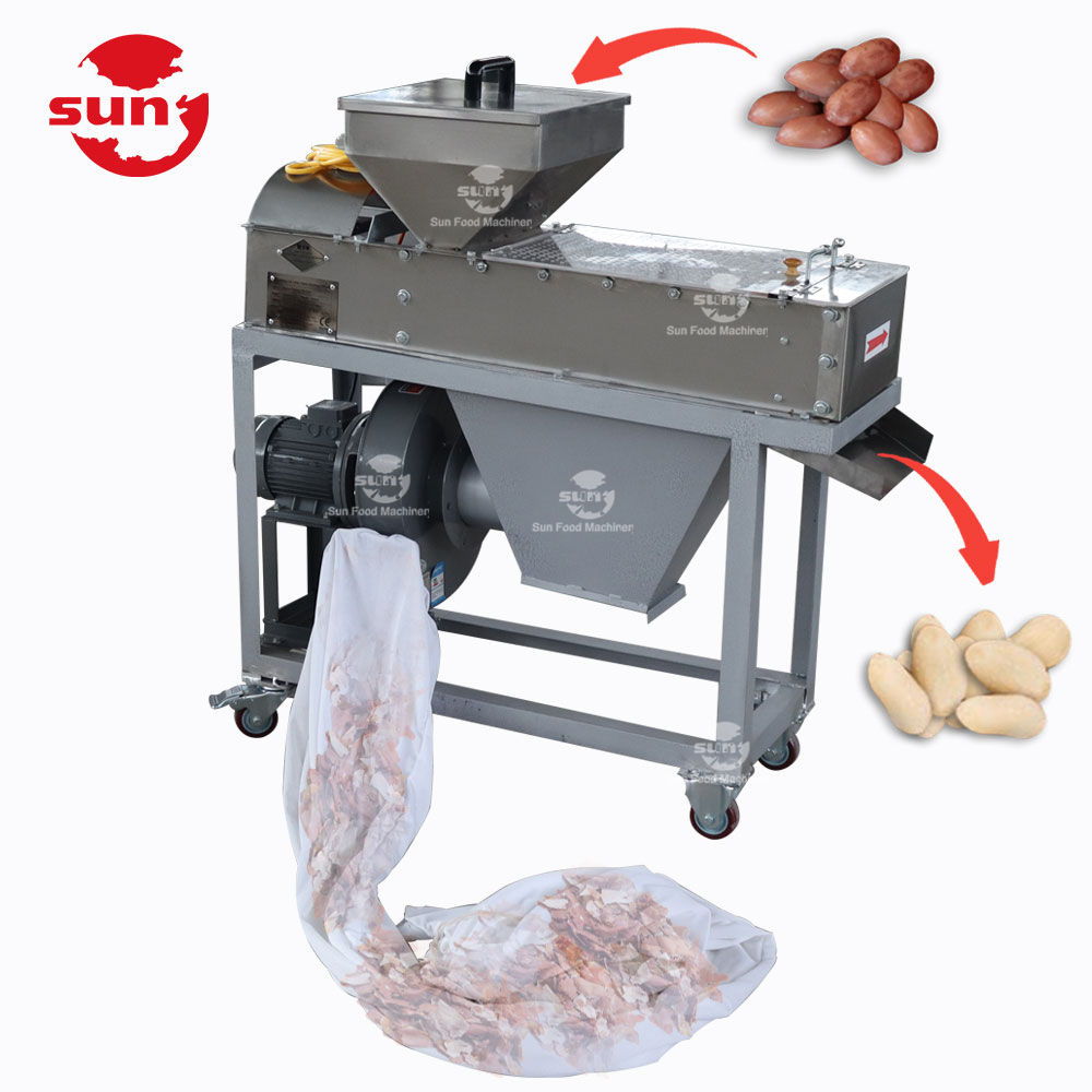 Groundnut ground nut dry type peeling machine for the peanut peeler