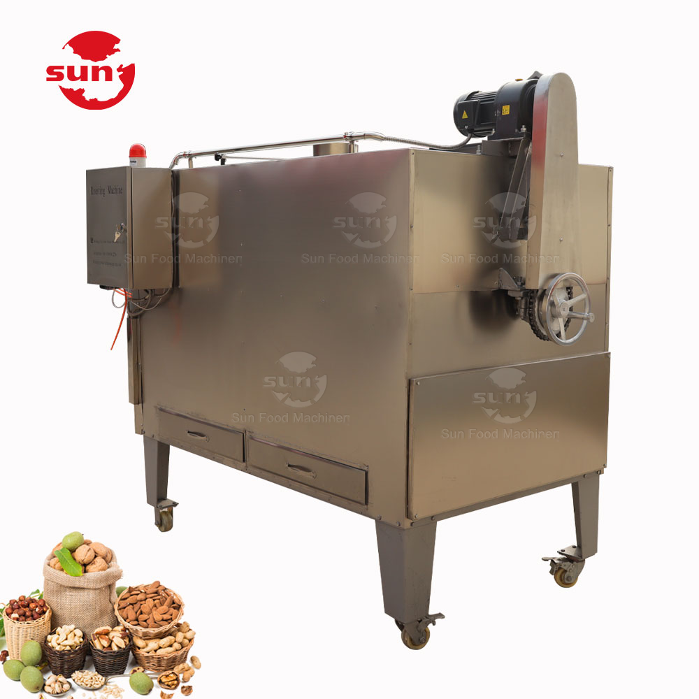 Cashew nut sesame soybean corn groundnut roaster peanut almond roasting machine mini nut roasting machine south africa