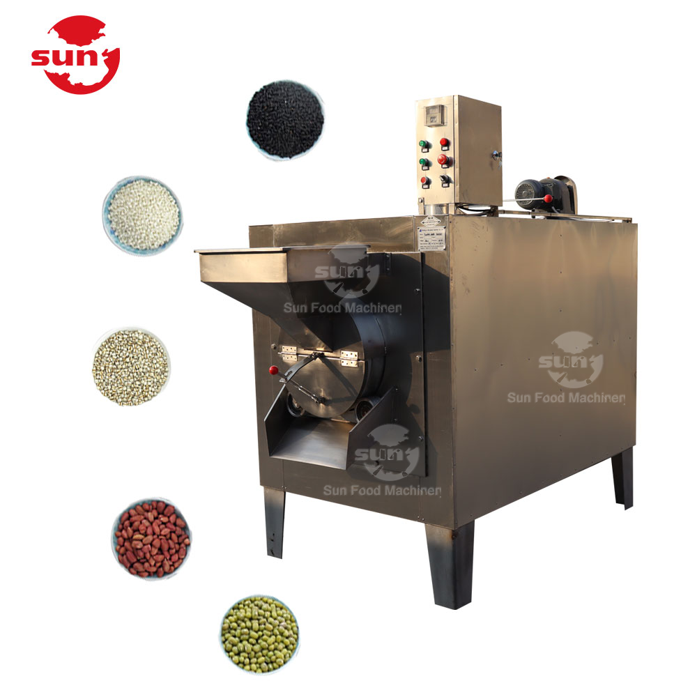 Small nut peanut almond roaster sunflower seeds sesame chestnut roasting machine barley nut grain roaster